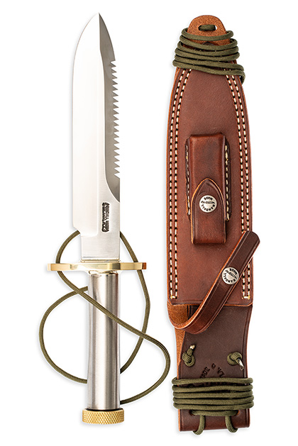 The Randall Made Knives Attack Survival  18-7 5 Knife shown opened and closed.